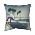 Begin Home Decor 20 x 20 in. Skate Park California-Double Sided Print Indoor Pillow 5541-2020-SP68